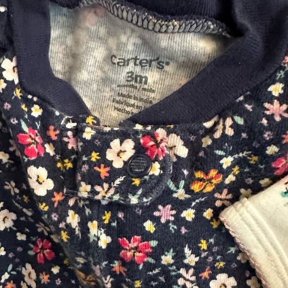 Carters Baby Girl Long Sleeve Bodysuit - Picture 5 of 5